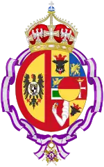 Description de l'image Coat of Arms of Cecilie, German Crown Princess (Order of Maria Luisa).svg.