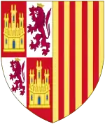 Description de l'image Coat of Arms of Eleanor of Aragon as Queen of Castile.svg.