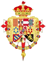 Description de l'image Coat of Arms of Francisco de Paula, Infante of Spain.svg.