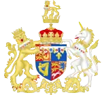 Description de l'image Coat of Arms of Frederick William of Wales.svg.