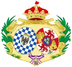 Description de l'image Coat of Arms of Infanta Isabel Fernanda of Spain.svg.