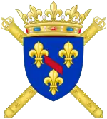 Description de l'image Coat of Arms of Louis Joseph, Prince of Condé.svg.