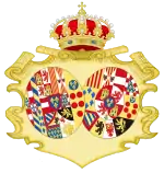Description de l'image Coat of Arms of María Isabella, Queen of the Two Sicilies.svg.