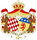 Description de l'image Coat of Arms of Maria Caroline, Princess of Monaco.svg.