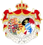 Description de l'image Coat of Arms of Maria Sophie, Queen of the Two Sicilies.svg.