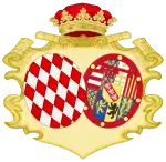 Description de l'image Coat of Arms of Marie, Princess of Monaco.svg.