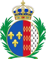 Description de l'image Coat of Arms of Marie-Berthe of Rohan.svg.