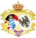 Description de l'image Coat of Arms of Marie of Prussia, Queen of Bavaria (Order of Maria Luisa).svg.