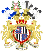 Description de l'image Coat of Arms of Prince Louis, 1st Marquess of Milford Haven.svg.