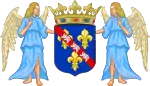 Description de l'image Coat of Arms of Prince Robert, Count of La Marche.svg.