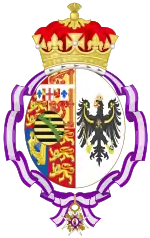 Description de l'image Coat of Arms of Princess Louise Margaret of Prussia (Order of Queen Maria Luisa).svg.