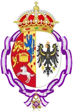 Description de l'image Coat of Arms of Princess Victoria Louise of Prussia (Order of Maria Luisa).svg.
