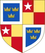 Description de l'image Coat of Arms of Robert de Vere, Duke of Ireland.svg.