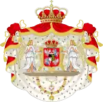 Description de l'image Coat of Arms of Wettin kings of Poland.svg.
