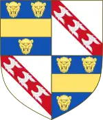 Description de l'image Coat of Arms of William de la Pole, 1st Duke of Suffolk.svg.