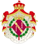 Description de l'image Coat of Arms of the 1st and 2nd Duchesses of Franco, Spanish Grandee.svg.