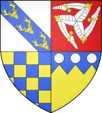 Description de l'image Coat of arms of Thomas Stanley, 2nd Baron Stanley, king of Mann.svg.