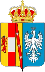 Description de l'image Coat of arms of the House of Habsburg-Este (Duchy of Modena and Reggio).svg.