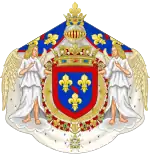 Description de l'image Coats of Arms of Louis of Bourbon-Soissons.svg.
