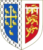 Description de l'image Coats of arms of Thomas Holland, 1st Duke of Surrey.svg.