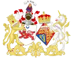 Description de l'image Combined Coat of Arms of Princess Alexandra and Sir Angus Ogilvy.svg.