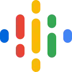 Logo de Google Podcasts aux couleurs de Google.