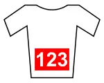 Description de l'image Jersey red number.svg.