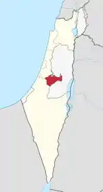 Localisation de District de Jérusalem