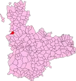 Localisation de Pozuelo de la Orden