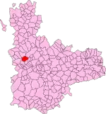 Localisation de San Cebrián de Mazote