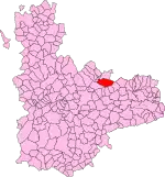 Localisation de San Martín de Valvení