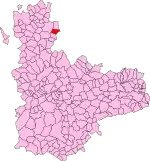 Localisation de Villafrades de Campos