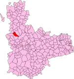 Localisation de Villagarcía de Campos