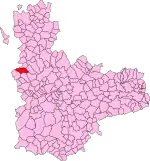 Localisation de Villanueva de los Caballeros