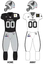 Description de l'image Raiders Tirol Uniform (2022).svg.