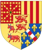 Description de l'image Royal Lesser Arms of Navarre (1479-1483).svg.