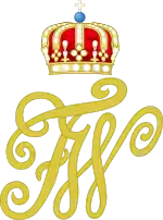 Description de l'image Royal Monogram of King Frederick William III of Prussia.svg.