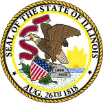 Description de l'image Seal of Illinois.svg.