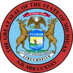 Description de l'image Seal of Michigan.svg.