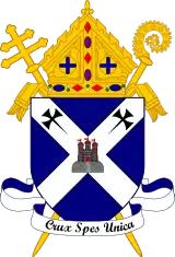Les armoiries de l'archidiocèse de Saint Andrews et Édimbourg