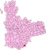 Localisation de Almenara de Adaja