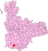 Localisation de Brahojos de Medina