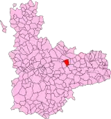 Localisation de Castronuevo de Esgueva
