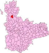 Localisation de Palazuelo de Vedija