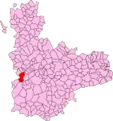Localisation de Pedrosa del Rey
