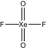 Image illustrative de l’article Dioxydifluorure de xénon