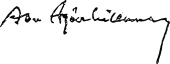 signature d'Ion Agârbiceanu