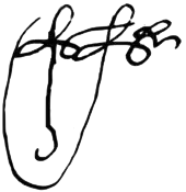 signature d'Anton Ier de Géorgie