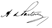 signature d'Amédée de Pastoret