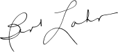 signature de Bert Lahr